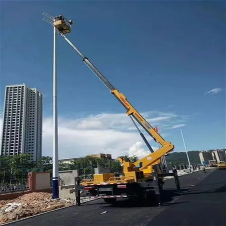 当阳维修路灯的曲臂升降车出租