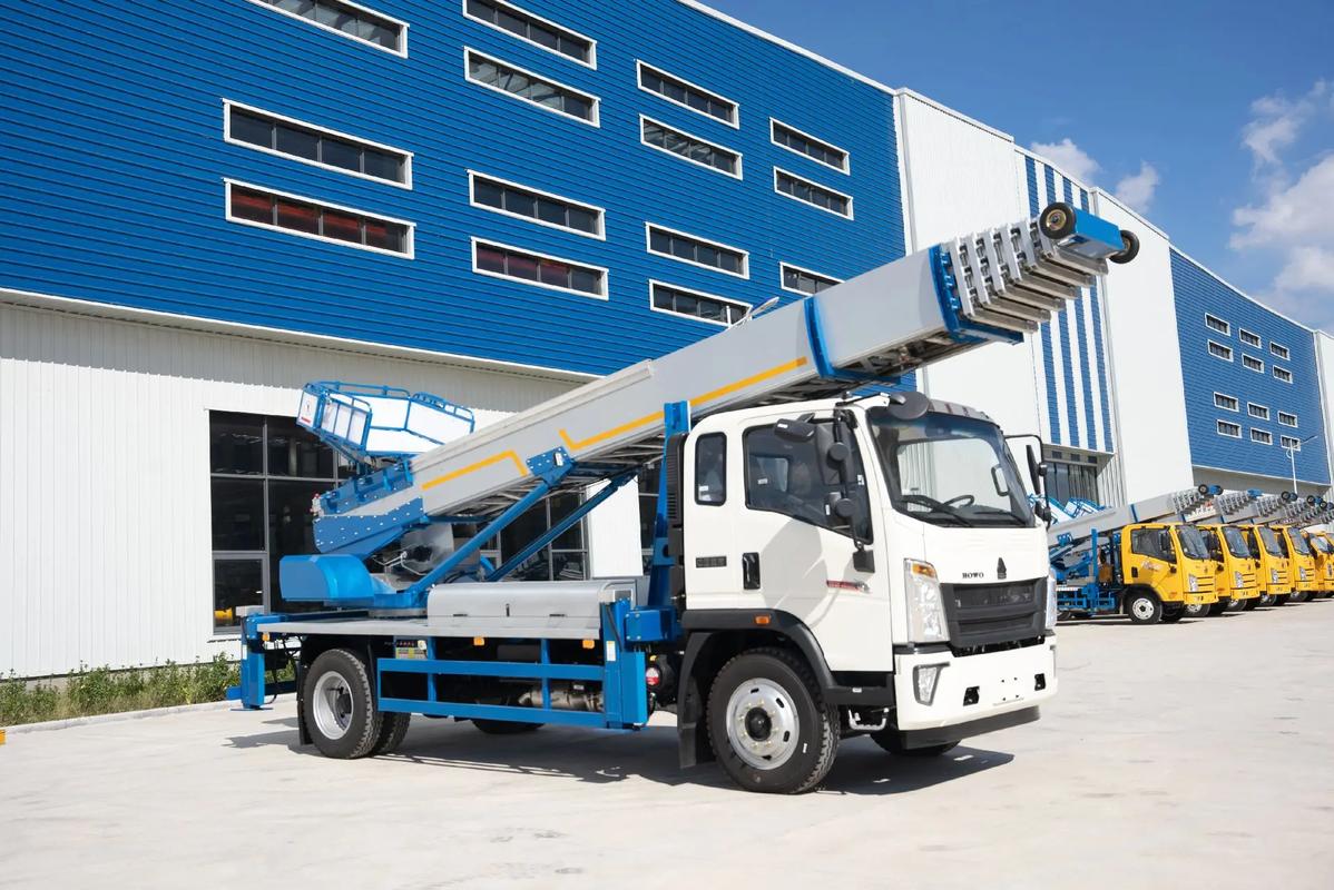 当阳出租云梯车高空作业车 建筑垃圾搬运